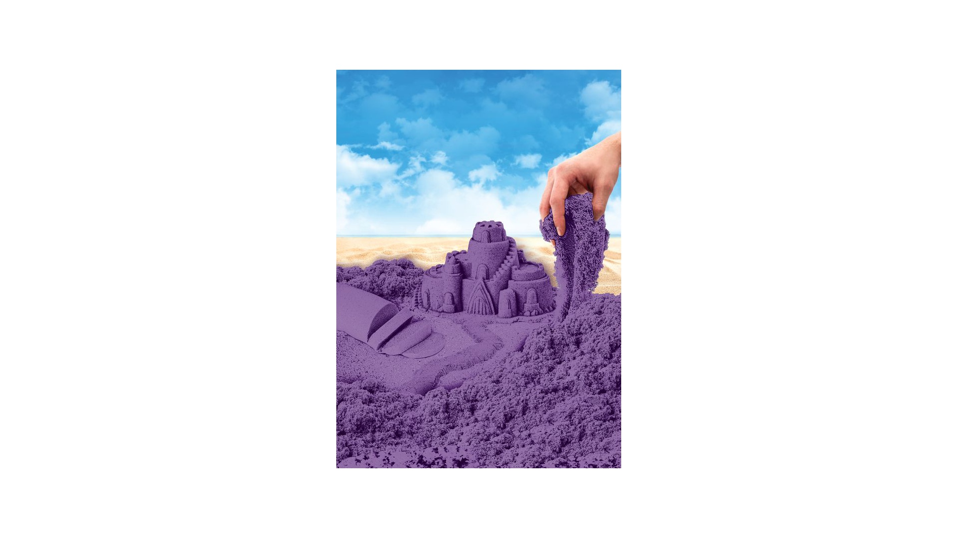 Kinetic Sand balenie fialového tekutého piesku 0,9 kg
