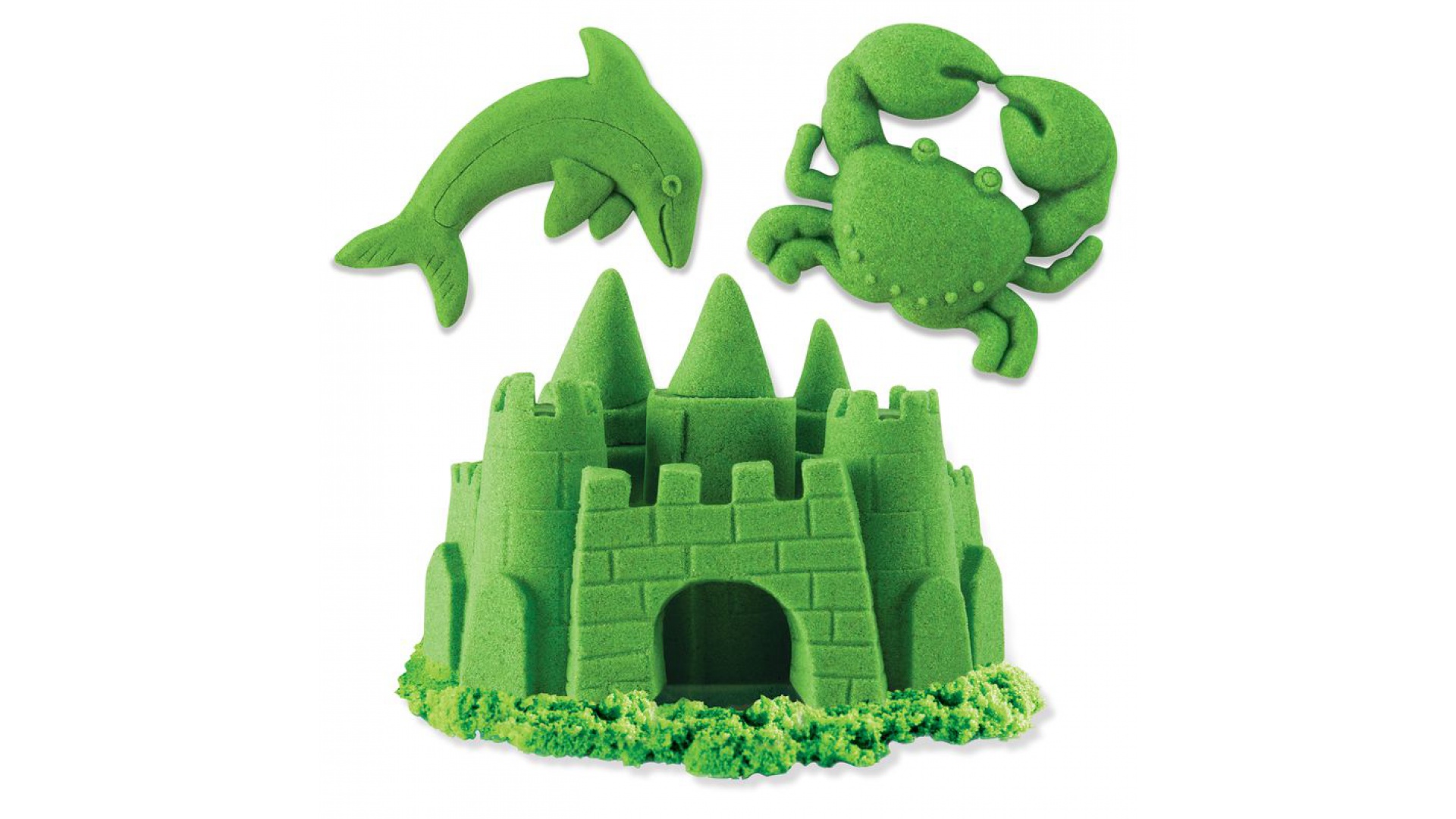 Kinetic Sand balenie zeleného tekutého piesku 0,9 kg