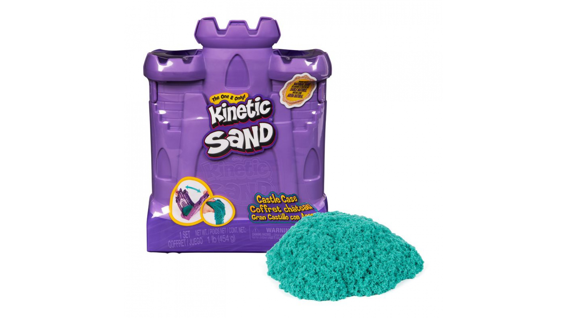 Levně Kinetic Sand forma hradu s tekutým pískem