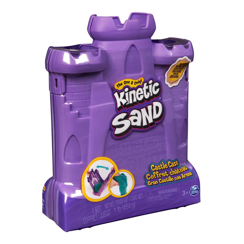 Kinetic Sand form slott med flytande sand
