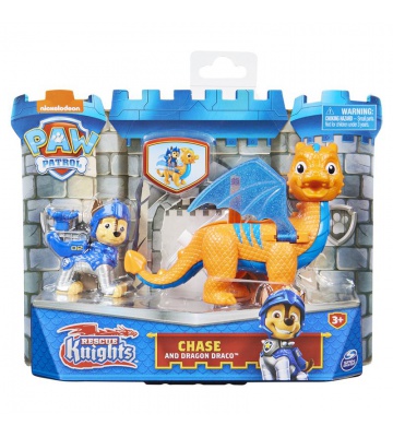 Paw Patrol φιγούρα ιππότης Τσέις με Δράκος