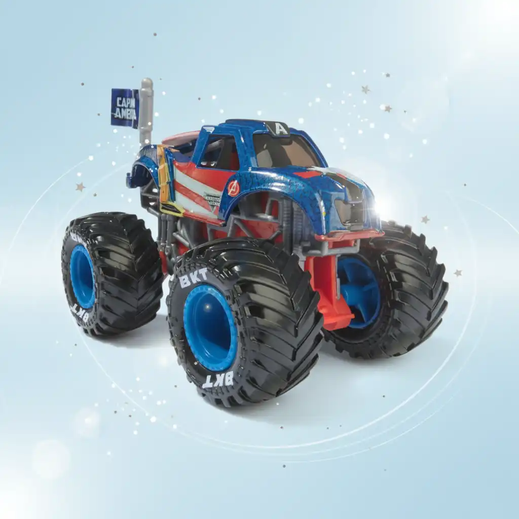 Stvorite vlastitu Monster Jam predstavu punu herojske akcije.