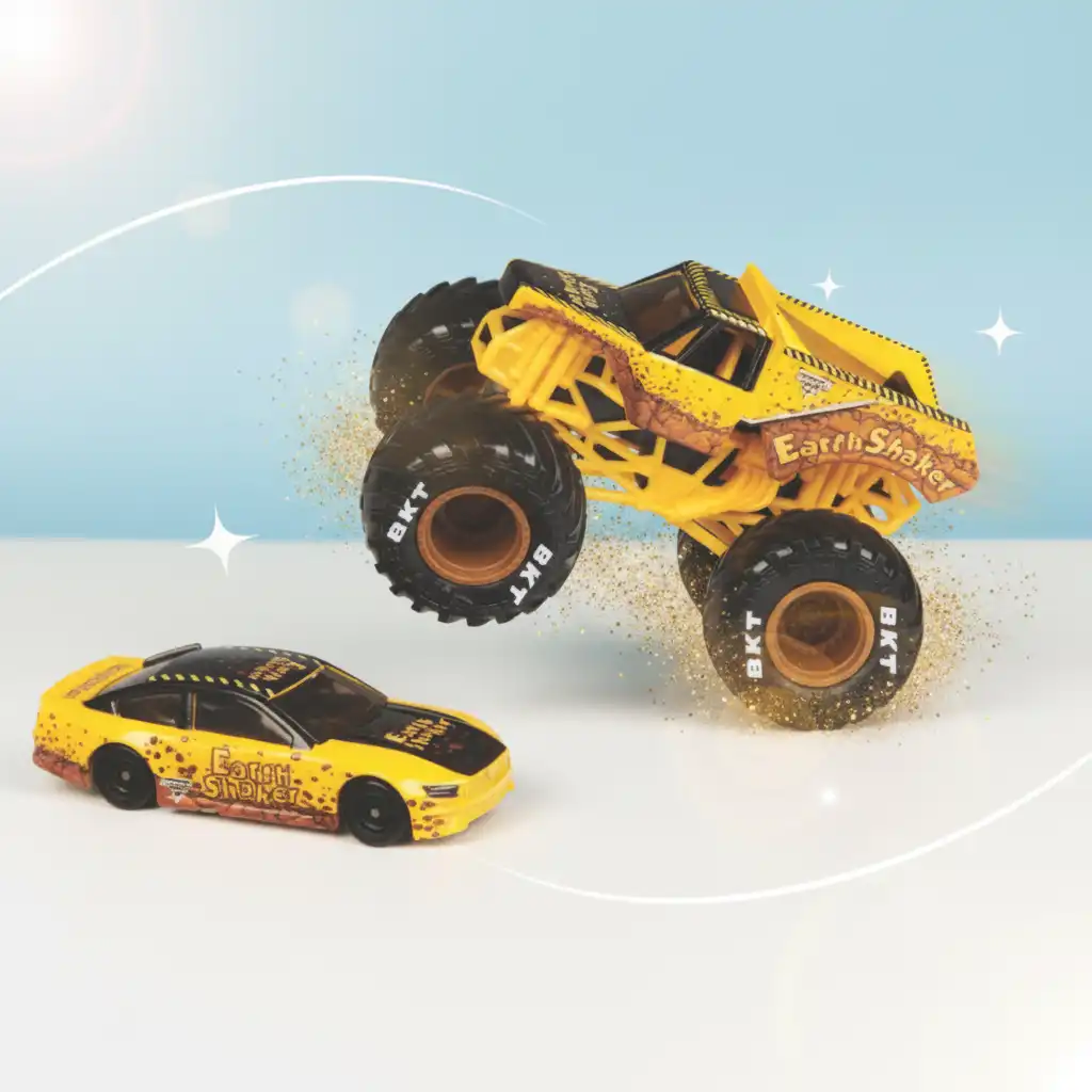 Napravite vlastitu Monster Jam arenu punu skokova.