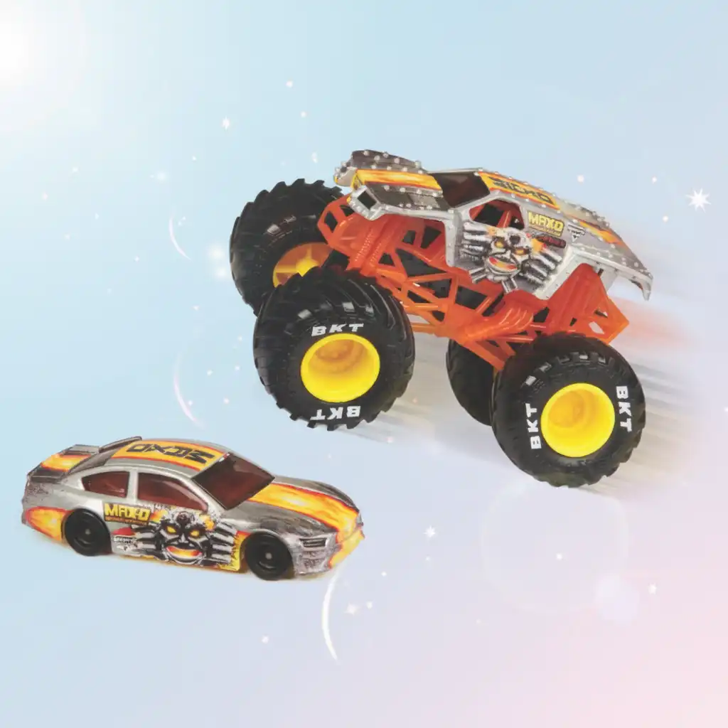 Stvorite vlastitu Monster Jam arenu punu skokova.