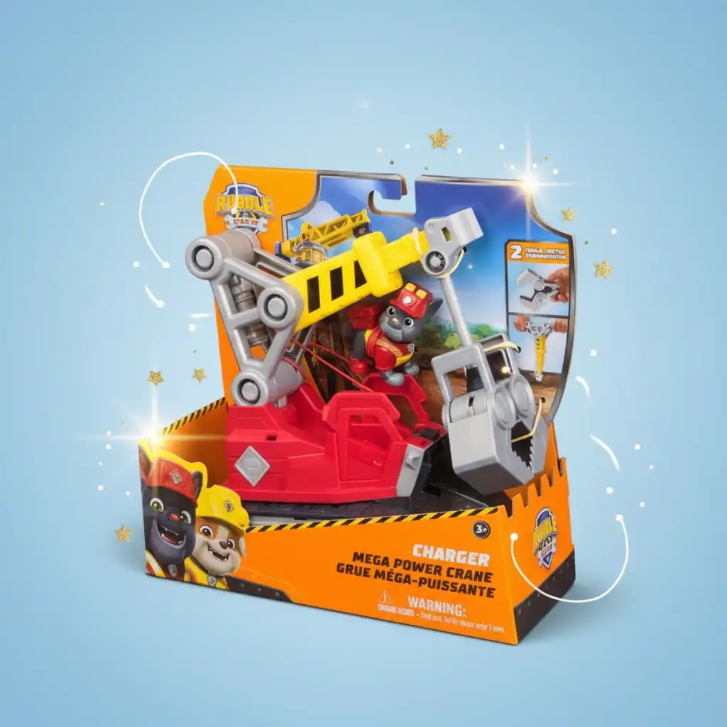 Doživite uzbudljivu igru graditelja s junacima Rubble & Crew.