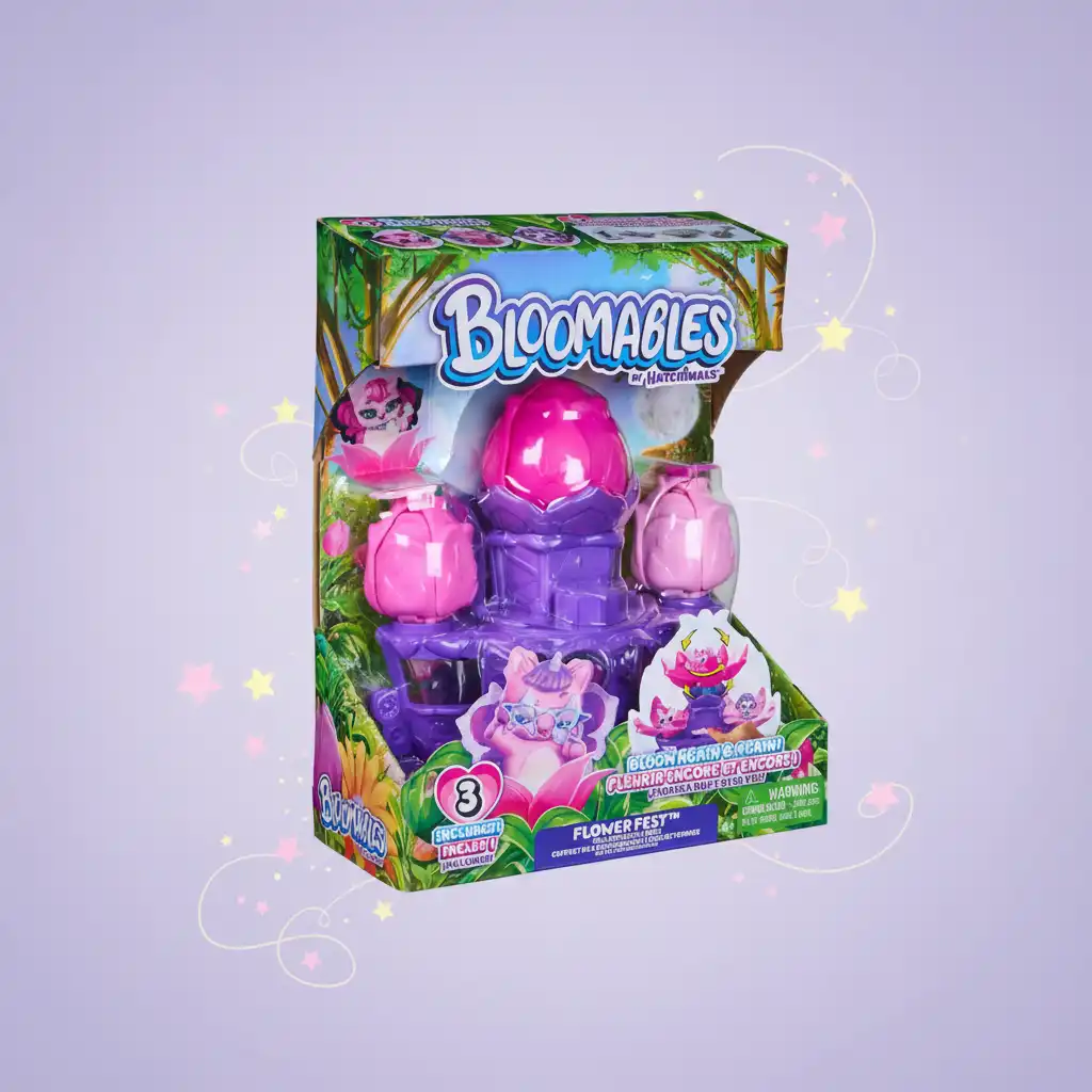 Doživite magični cvat i otkrijte skrivene figure Hatchimals na pozornici.