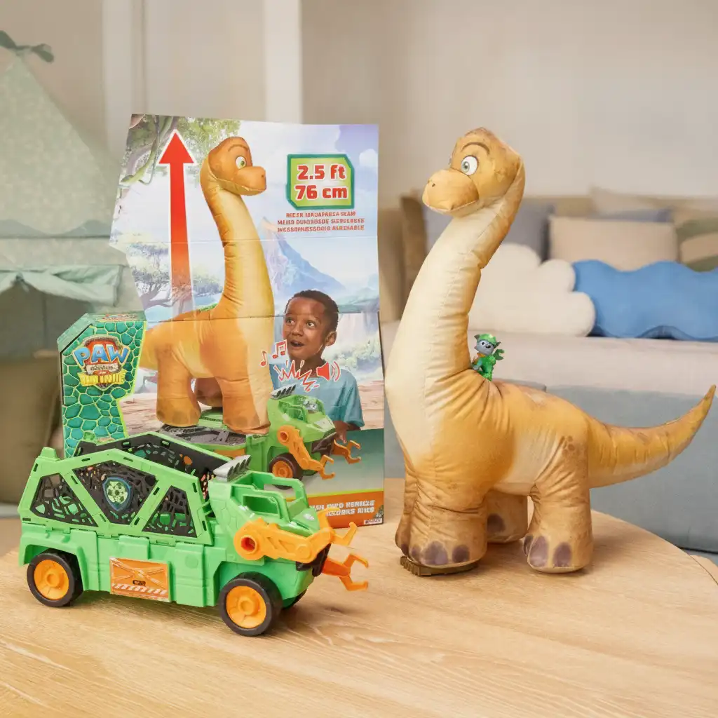 Otkrijte beskrajne mogućnosti igre s Interaktivni napuhavajućim dinosaurom.