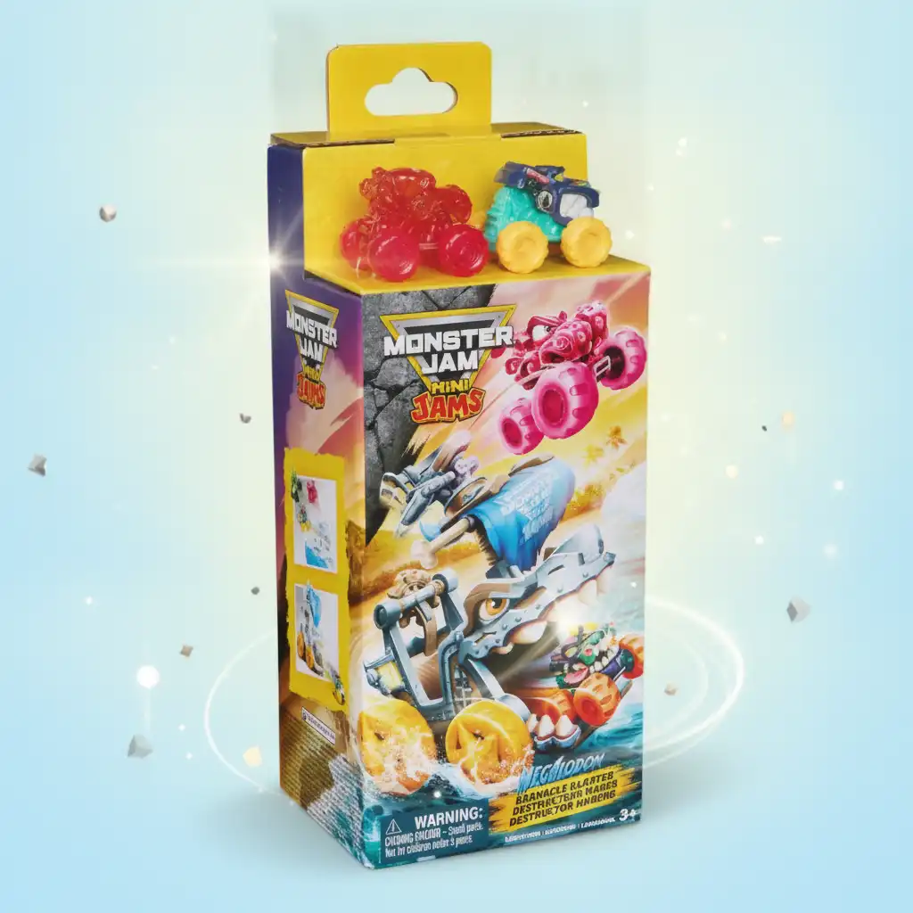 Doživite neukrotivu zabavu s mini kamionima Monster Jam!