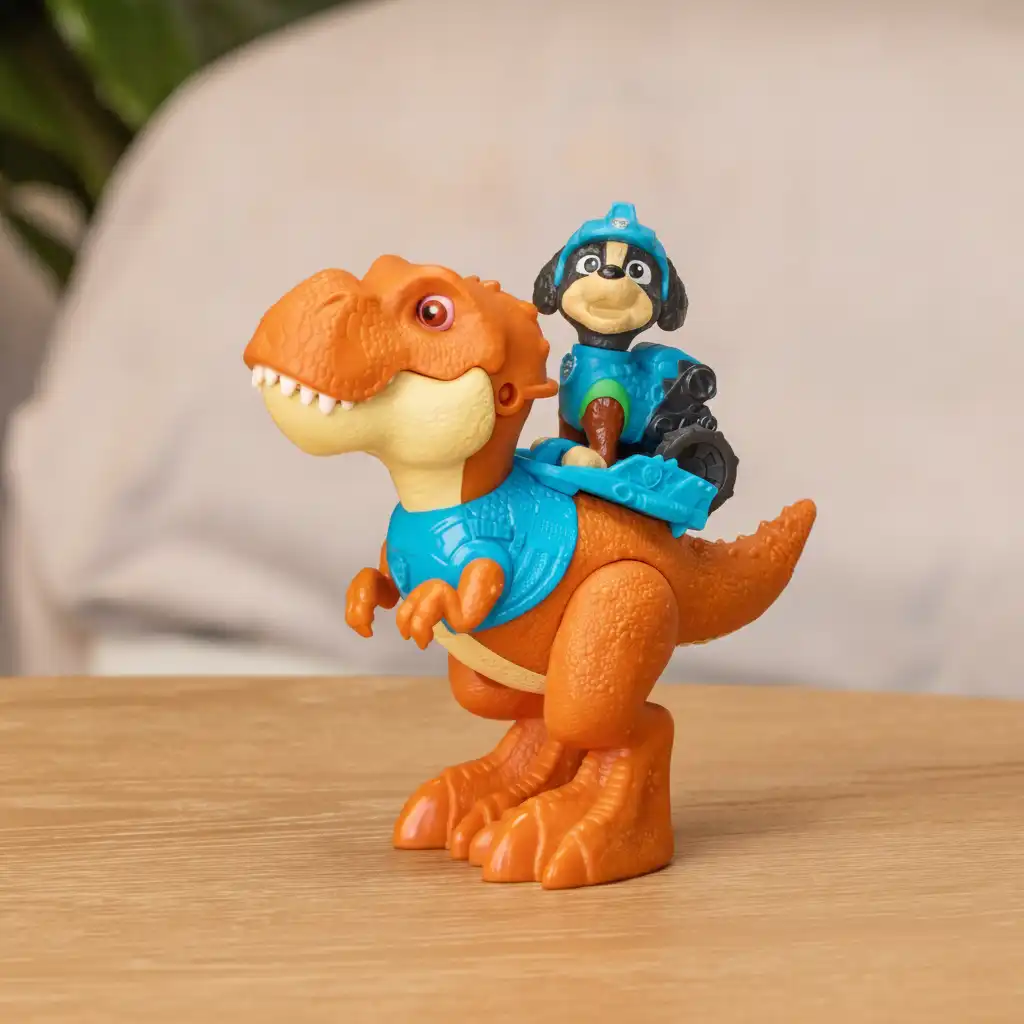 Savršena suradnja Rex i njegovog Dinorijskog prijatelja Timmy.