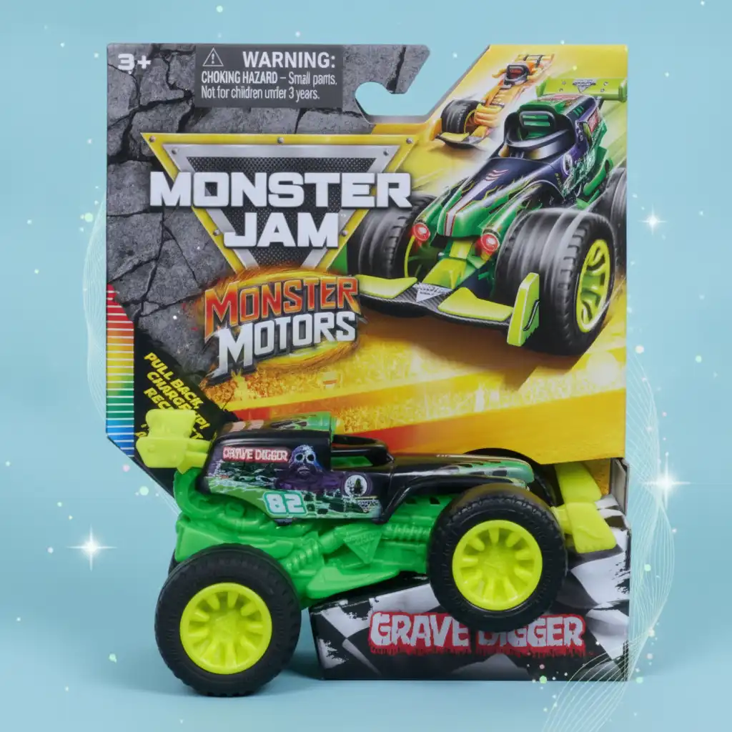 Vrhunska Metal izrada i detalji vjerni pravom Monster Jam kamionu.